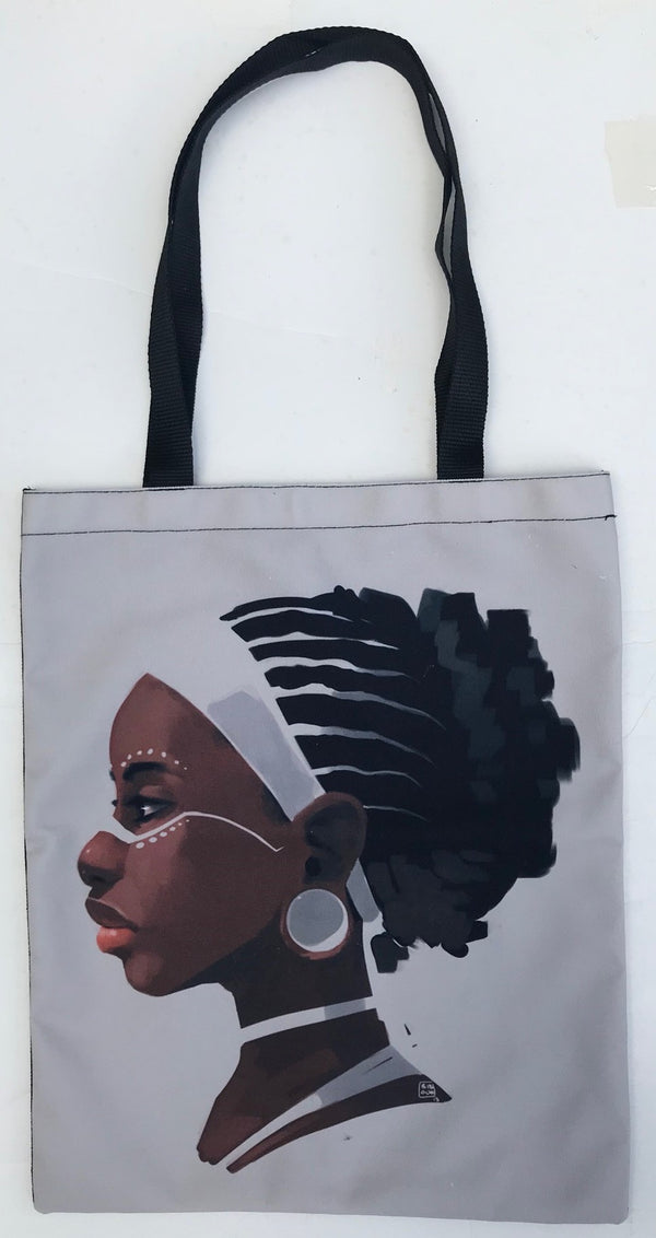 Beauty with Braids Tote Bag