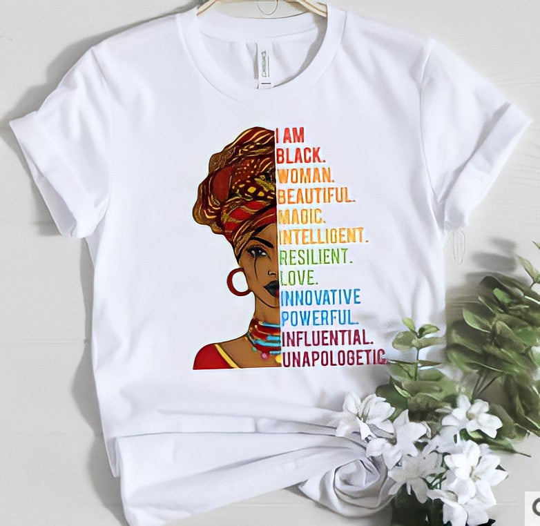 Black Queen T-Shirt (White)