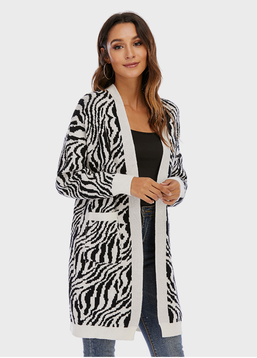 トップス SHAREEF Zebra Cardigan - トップス