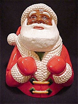 Black Santa Cookie Jar (Vault Sale)