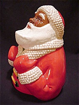 Black Santa Cookie Jar (Vault Sale)