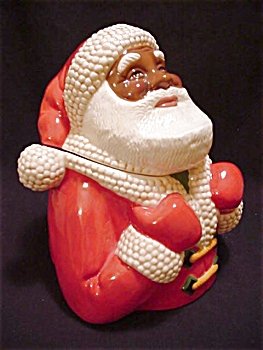 Black Santa Cookie Jar (Vault Sale)