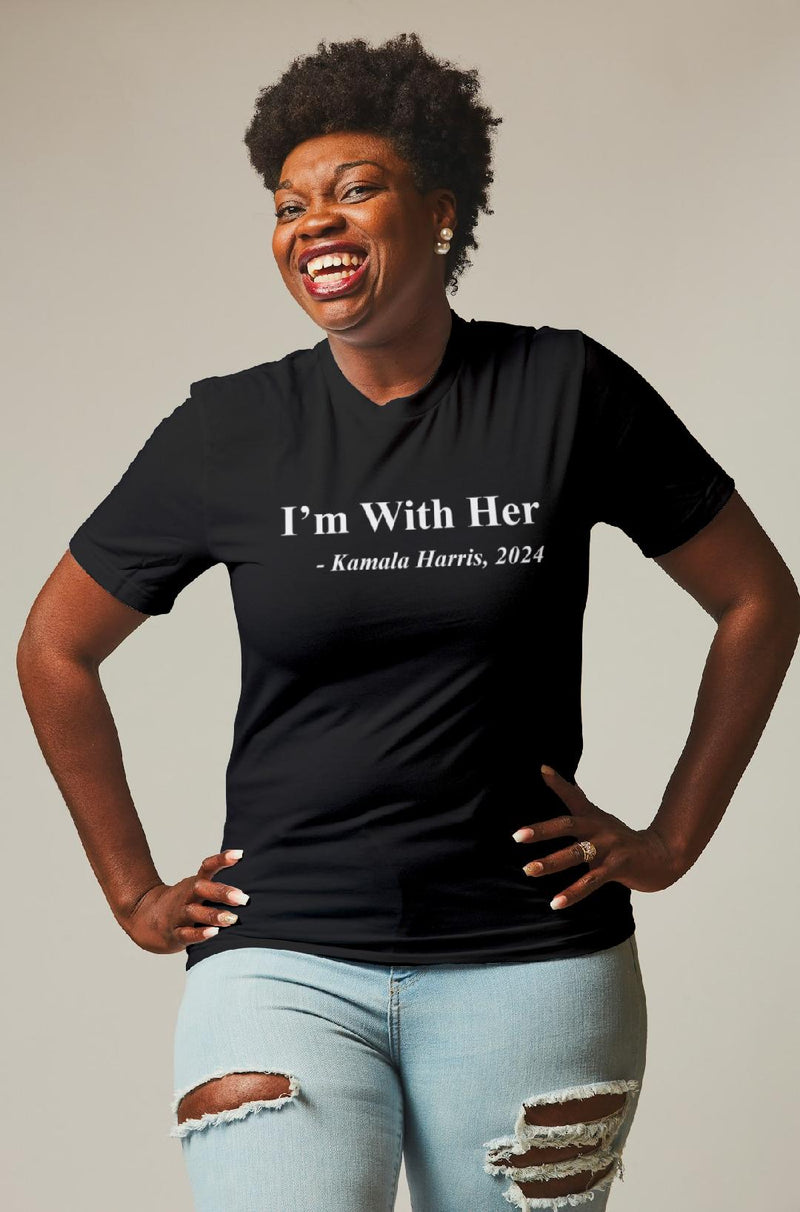 Kamala Harris - I'm With Her T-shirt (Women's Cut)