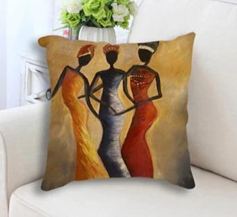 African Women Pillow Cover