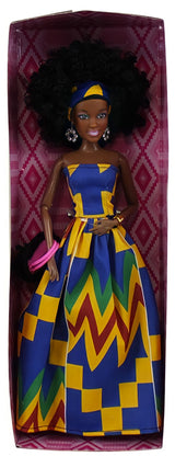 Melanin Princess Fashion Doll - Malaika