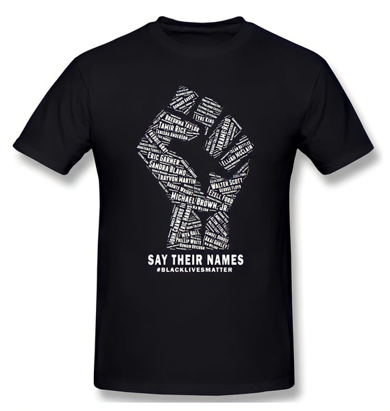 Say Their Names T-shirt - Black (Unisex)