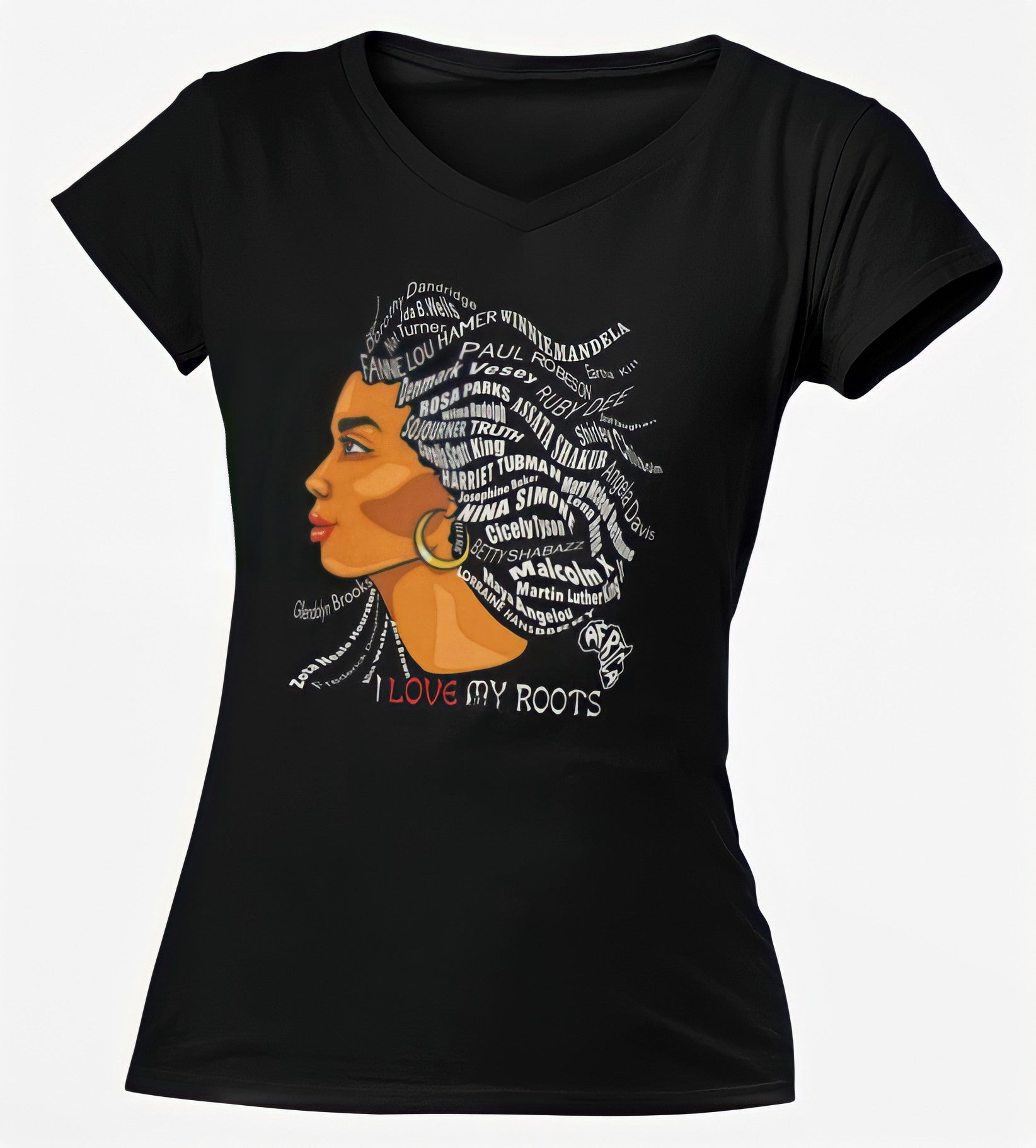 My Roots T-shirt - Black – Ethnic Expressions