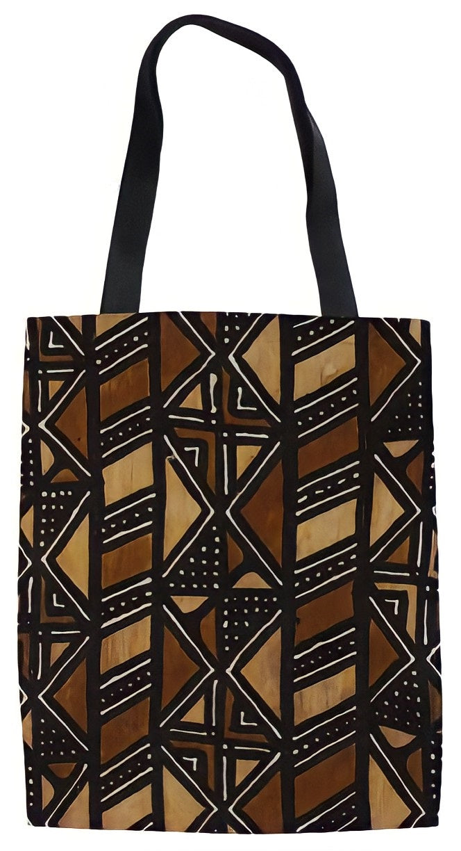 Mud Cloth Tote Bag (Brown/Black)  (Vault Sale)