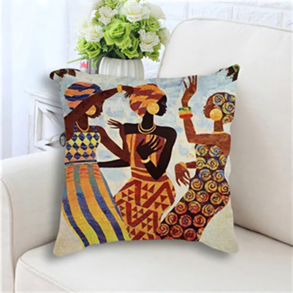 African Dancers I Pillow Cover