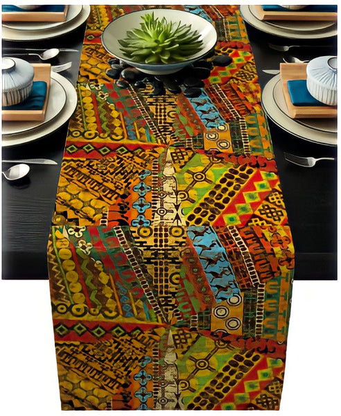 Afrocentric Multi Color Table Runner (Style A)
