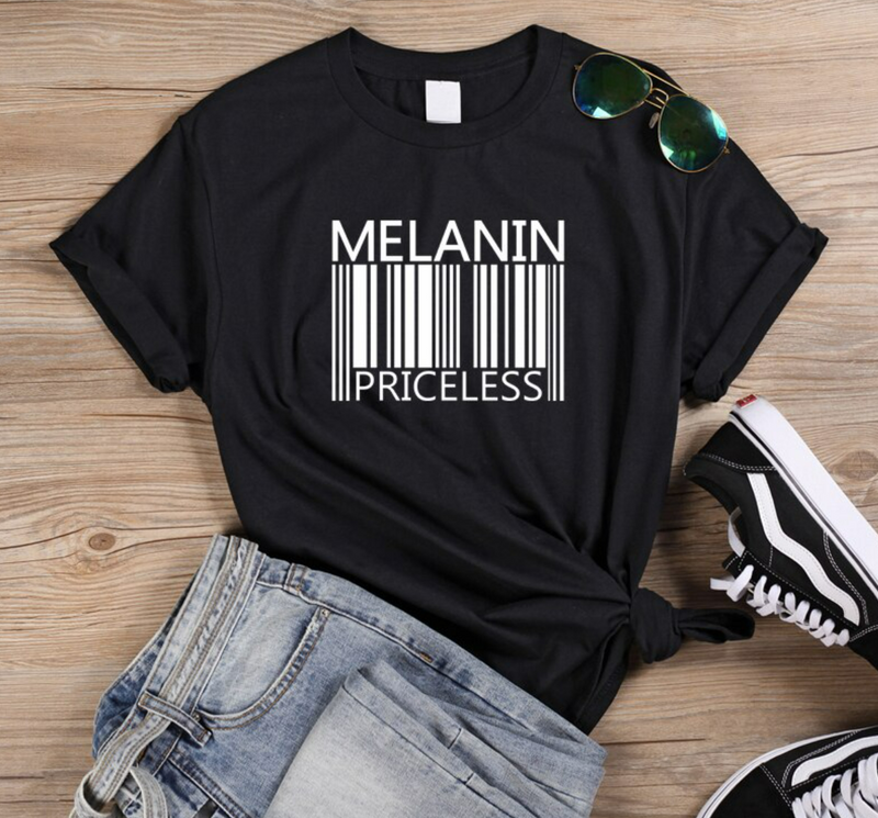 Melanin Priceless T-Shirt (Black)