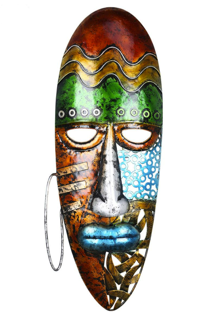 Iron Tribal Mask - B