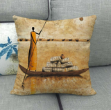 Rafting the River I Pillow Cover