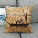 Rafting the River II Pillow Cover