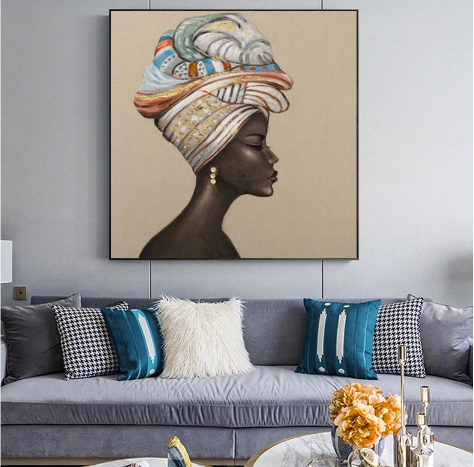 Royal Headdress II - Canvas (Unframed) – Ethnic Expressions