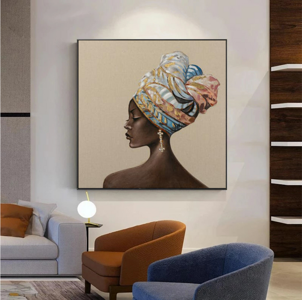 Royal Headdress I - Canvas (Unframed)