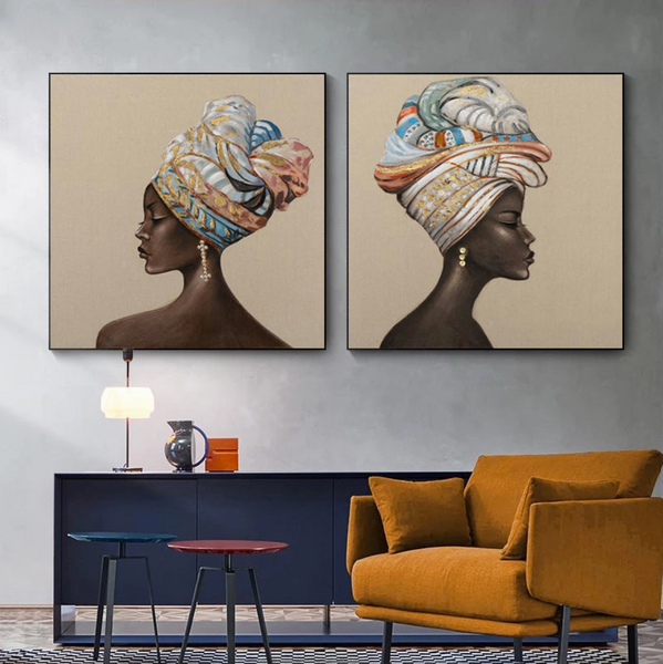 Royal Headdress I - Canvas (Unframed)