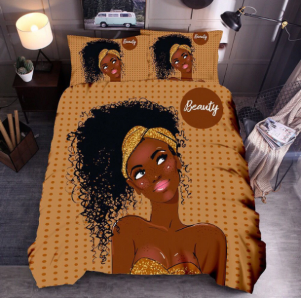 Young Gifted and Black Bed Dressing Set